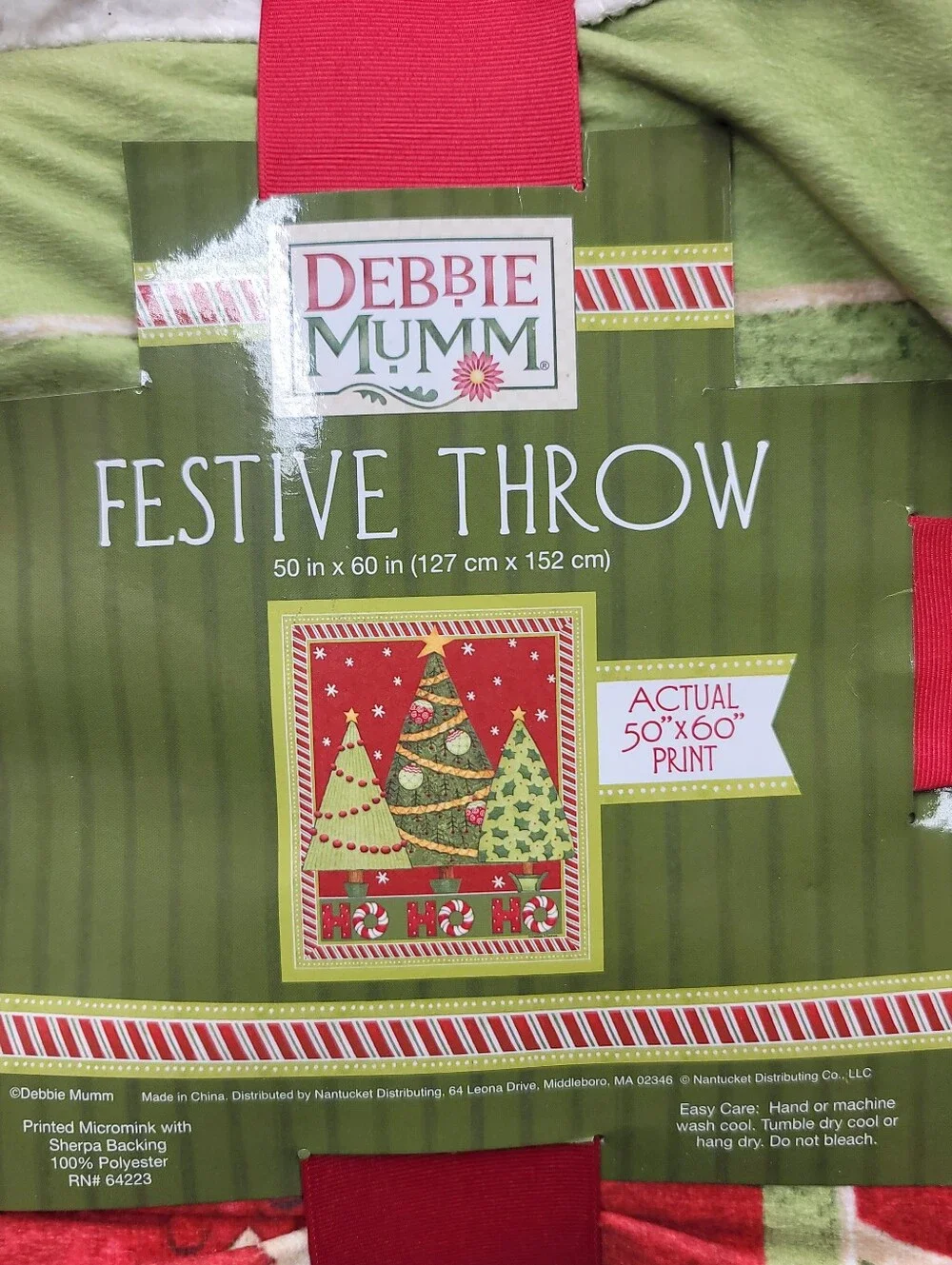 Debbie Mumm Festive Throw Blanket 50